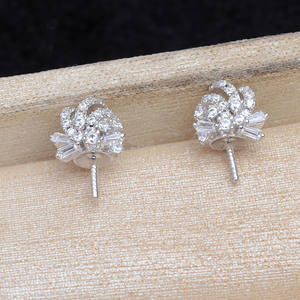 อุปกรณ์ DIY ต่างหูเงินแท้ S925 แบบปกปิด พร้อมทอง 14K ชุบ 9-10 บาโอโถว ขนาด 3 มม. - Product Image 4