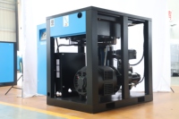 Compresor de Aire de Tornillo Industrial de 45kW 60HP, Velocidad Variable, Lubricado, Refrigerado por Aire, para Operaciones Pesadas