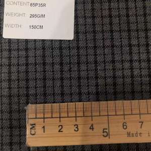295g/<span class=keywords><strong>m</strong></span> 1cm persegi Kain TR Tenun Kotak-kotak Kecil Gaya Vintage untuk Jaket, Gaun, Setelan, Musim Semi Gugur, Pesanan Pabrik - Product Image 6