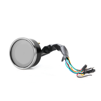 Compteur de vitesse universel numérique pour moto, scooter, 12V, écran LCD rond, 650cc, 40CC