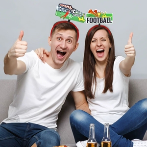 Diademas 2026 <span class=keywords><strong>para</strong></span> Fanáticos del Fútbol, Artículos <span class=keywords><strong>para</strong></span> Fiestas de Fútbol, Bandas <span class=keywords><strong>para</strong></span> el Cabello de Espuma Ajustables, Recuerdos del Torneo de EE. UU., Canadá y México - Product Image 1