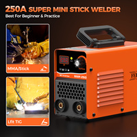 Machine à souder MMA FEIFANKE MMA-250, onduleur IGBT portable, nouvel affichage numérique, cycle de travail de 60%, 30-250A, double tension