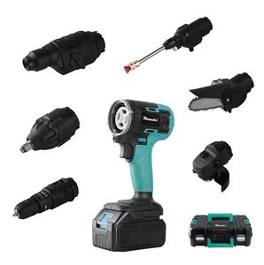 21V Drill Cordless Power Tool Kit Stichs äge Schlags ch rauber Winkels chl eifer Elektro <span class=keywords><strong>hammer</strong></span> Werkzeugs atz Multi-Tool-Set - Product Image 1
