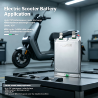 Cellule de batterie pour rickshaw électrique 20Ah 3.2V LFP Pouch 20C à faible impédance interne, 4000 cycles, longue autonomie