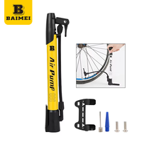 BAIMEI RIDERACE montagne vélo Air pompe à main léger Portable Mini vtt vélo pneu gonfleur tuyau polyvalent gonflable