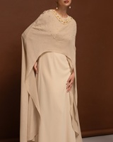 Abaya Kaftan Ouverte de Luxe 2026 Nouveau Modèle Abaya en Velours de Luxe Haute Qualité Design Aïd Ensemble Abaya Ramadan pour Femme Musulmane pour l'Aïd