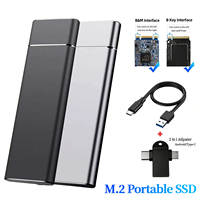 Penyimpanan Portabel M.2 Solid State Drive 16GB hingga 16TB USB3.0 Tipe-C SSD Eksternal untuk Editor Video dan Fotografer