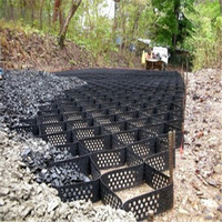 Pavés géocellules HDPE système de confinement cellulaire dalles de stabilité de gravier d'allée en nid d'abeille