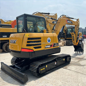 מותג סיני sany sany sy60c יד שנייה מכונות בנייה sany 60 קטן 6 טון בשימוש מחפר למכירה - Product Image 1