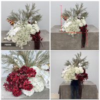 Usine de fleurs artificielles DKB, vente en gros de boules de roses, centre de table pour mariage, boule de fleurs artificielles en soie