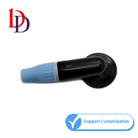 Prix de gros Valve à flotteur noire et bleue pour sac de ventilation à soufflet court avec valve pivotante