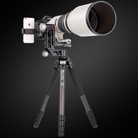 XILETU XGH-3 Nouvelle tête de cardan professionnelle légère de style cantilever pour appareil photo reflex numérique, trépied, objectif téléobjectif télescopique