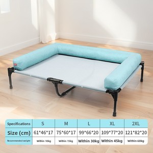 Nueva Cama para Mascotas para Todas las Estaciones, Cojín para Perros Medianos/Grandes, Desmontable, Lavable, Rectangular, Elevada, con Almohada - Product Image 6