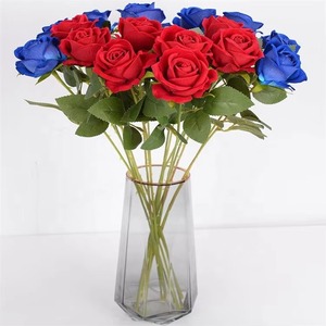 Bán Buôn Nhân Tạo Hoa Hồng Lụa Đỏ Trắng Tím Nhung Tăng Số Lượng Lớn Hoa Cho Đám Cưới Trong Nhà Tường Valentine Của Ngày Trang Trí - Product Image 6