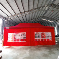 Parois latérales pour tentes, gazebos et auvents d'extérieur 2x2m, 3x3m, 3x4m, 3x6m avec porte zippée