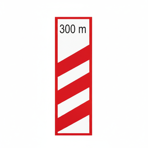 Segnale di Avvertimento Riflettente per Attraversamento Ferroviario T-28a con LED, Segnale di Sicurezza e Prudenza - Product Image 2