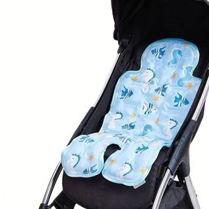 Asiento de Seguridad Infantil Transpirable, Almohadilla Refrigerante para Asiento de Coche de Doble Cara Disponible para Bebés - Product Image 4