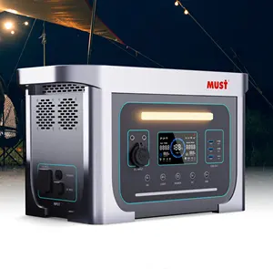 Must Home Zonne-Energie Generator 110V 220V 1000 Watt Outdoor Draagbare Energie-Opslagsysteem