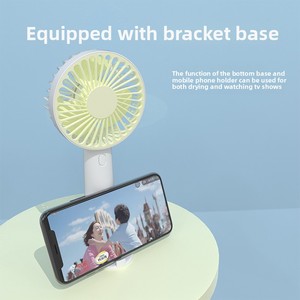 N13 제조업체 도매 휴대용 미니 USB 팬 사무실 책상 전화 스탠드 작은 휴대용 팬 야외 3 접이식 테이블 - Product Image 2