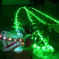 Vente en gros de fitness coloré 6m 8m Enfants adultes Performance de danse du dragon Streamer Dragon Activités de groupe Jouets de sport d'extérieur