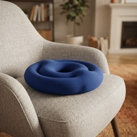 Coussin de chaise minimaliste en promotion pour le soutien des fesses, coussin de méditation rond, oreiller de sommeil, soulagement de la douleur aux oreilles