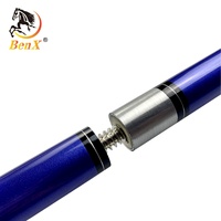 Queue de billard personnalisée en fibre de carbone, style 1/2, 13 mm, 2 pièces