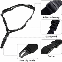 Sangle tactique à 2 points pour fusil de tir, 1 sangle, 2 boucles à dégagement rapide