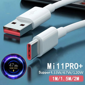 Câble chargeur USB type C 6A pour Xiaomi Mi 11 Ultra 12 13 <span class=keywords><strong>Pro</strong></span> Redmi Note 10 11 <span class=keywords><strong>Pro</strong></span> K40 <span class=keywords><strong>Poco</strong></span> <span class=keywords><strong>X3</strong></span> Alpha-1M compatible ordinateur - Product Image 2