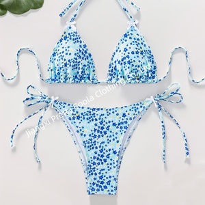 ชุดว่ายน้ำบิกินีแบบสายเดียวสำหรับสาวเซ็กซี่ชุดบิกินีสายเดียวสำหรับสาวๆชุดว่ายน้ำเว้าสูงได้รับการออกแบบลายดอกไม้สำหรับฤดูร้อนของ MB001 - Product Image 4