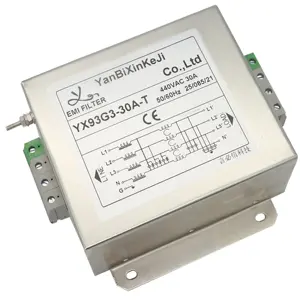 YX93G3-20A-S hochleistungs-Mehrstufiger Drei-Phasen-Leitung-EMI-Filter