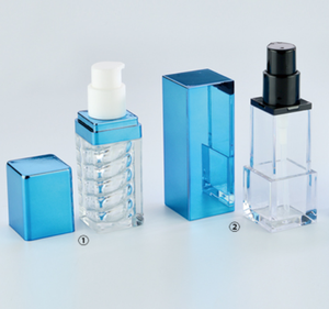 Vente en gros en usine de 30ml de flacon de fond de teint carré vide Offre Spéciale de flacon de lotion transparent vide pour les soins de la peau cosmétiques - Product Image 1