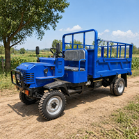 Meilleures ventes : Camion benne sur roues tout-terrain pour vergers, auto-déchargeur, transporteur à haute efficacité