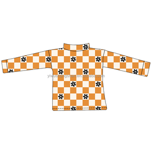 Hot Bán Mùa Hè Trẻ Em Bé Hoa & rô In Hollow Áo Sơ Mi Bán Buôn Cửa Hàng Trẻ Mới Biết Đi Cô Gái Dài Tay Áo Lưới Tops - Product Image 6