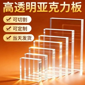Lámina Acrílica de Alta Transparencia Doddad, Tamaño Personalizado, Material para Cajas de Llaveros y Carteles - Product Image 1