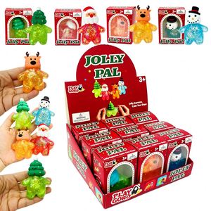 Juguetes Sensoriales de Compresión de Navidad: Papá Noel, Muñeco de Nieve, Árbol de Navidad y Reno, de Lenta Recuperación, para Rellenar Bolsas de Regalo - Product Image 4