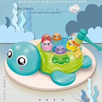 Zhiqu unisexe multifonctionnel électrique Percussion jouet petit plastique Hamster dessin animé jeu Puzzle jouer maison éducatif 5 7 ans