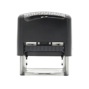 Sello de Espuma Autoentintable de Plástico Rojo y Negro de 48*18mm, Sello de Plástico <span class=keywords><strong>para</strong></span> Oficina, Sello Autoentintable en Blanco - Product Image 6