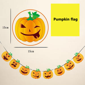 Banderas de Fieltro de Halloween en Varios Estilos, 100% Poliéster, Colores de Fantasía, Alta Calidad, Color y Tamaño Personalizables para Decoración del Hogar - Product Image 5