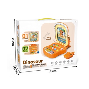 Jacko Toys Musique Apprentissage Éducatif <span class=keywords><strong>2</strong></span> en 1 Dinosaure Clavier Électronique Marbres Jeu Jouets pour Enfants - Product Image 2