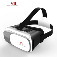 X417-1 Étui pour lunettes de réalité virtuelle en plastique et carton, boîte 3D 2.0, ajustable, polarisé, taille d'écran virtuel 50"-80"