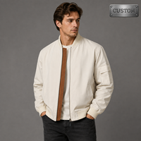 Blouson Bomber Vintage en Daim pour Homme Maden, Col Montant, Motif Tartan Rétro, Coupe Oversize, Vêtement d'Extérieur Automne, Qualité Supérieure Prêt à Expédier