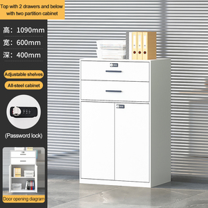 2025 nóng Bán thiết kế hiện đại hai cửa thép Tủ hồ sơ có thể khóa kim loại tủ kệ cho văn phòng Nhà Phòng Ngủ trường học - Product Image 2