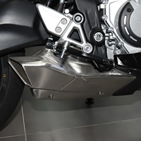 Kits de carénage de moto en fibre de carbone sèche à 100 % OEM Autoclave 3K, couvre-tuyau d'échappement pour CFMOTO 675SR-R