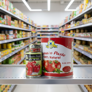 Pasta de Tomate Enlatada de Primera Calidad a <span class=keywords><strong>Precio</strong></span> de Fábrica, Personalización de Salsa de Tomate, Diferentes Tamaños de Salsa de Tomate - Product Image 1