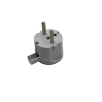 Enchufe Schuko con Certificación CE, 16A 250V, Estándar Alemán CEE 7/7, Conector Ignífugo para PC, Cable de Alimentación de Repuesto para Bricolaje