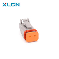 Conector automotriz macho gris para Deutsch, conector automotriz macho de 2, 1, 2, 2, 2, 2, 2, 3, 4, 4, 2, 2