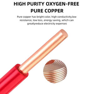 450/750V 1 çekirdek yalıtımlı bakır PVC ev elektrik telleri yapı kablosu ile 1.5mm 2.5mm 4mm 6mm 10mm 16mm endüstriyel için - Product Image 4