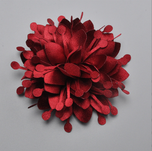 Collier ras de cou en tissu fleuri <span class=keywords><strong>sur</strong></span> mesure pour femmes, long collier à chaîne en corde, accessoires de cou, bijoux - Product Image 6