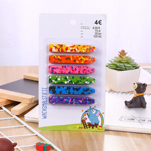 Новые разноцветные камуфляжные мелки в полоску, 6 цветов в коробке, Детские карандаши для граффити - Product Image 6