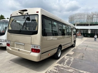 Autobús de Pasajeros Usado de Segunda Mano, Mu-Dan Coaster, 22 Asientos, Motor de Gasolina, Minibús en Venta